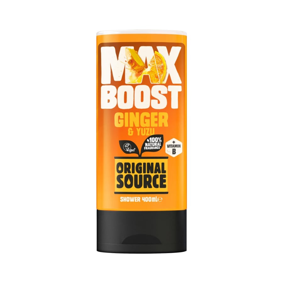 MAX Boost Ginger & Yuzu Shower Gel