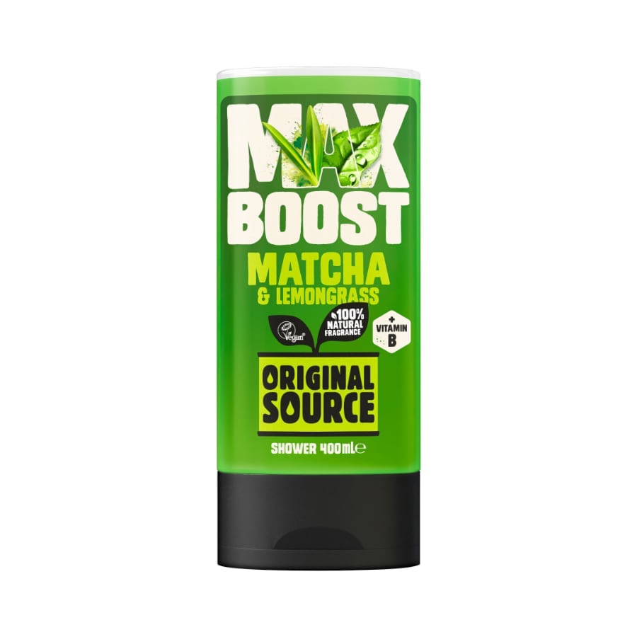 MAX Boost Matcha & Lemongrass Shower Gel