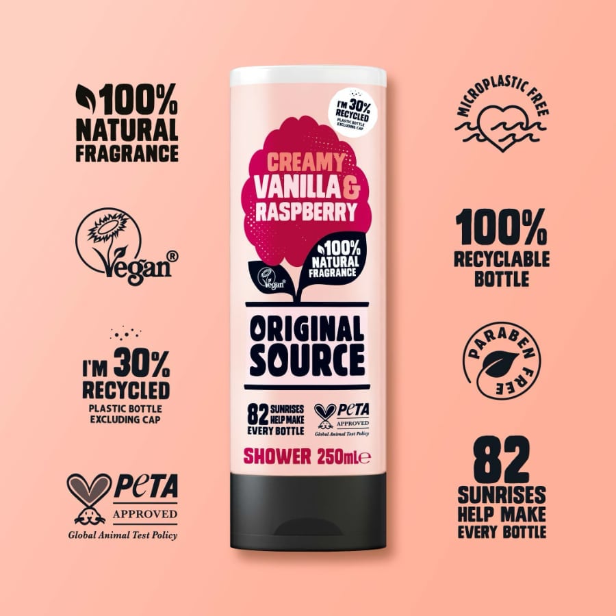 Vanilla & Raspberry Shower Gel