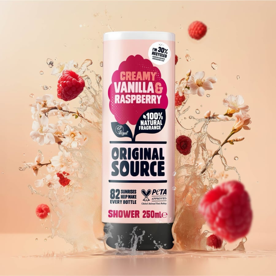 Vanilla & Raspberry Shower Gel