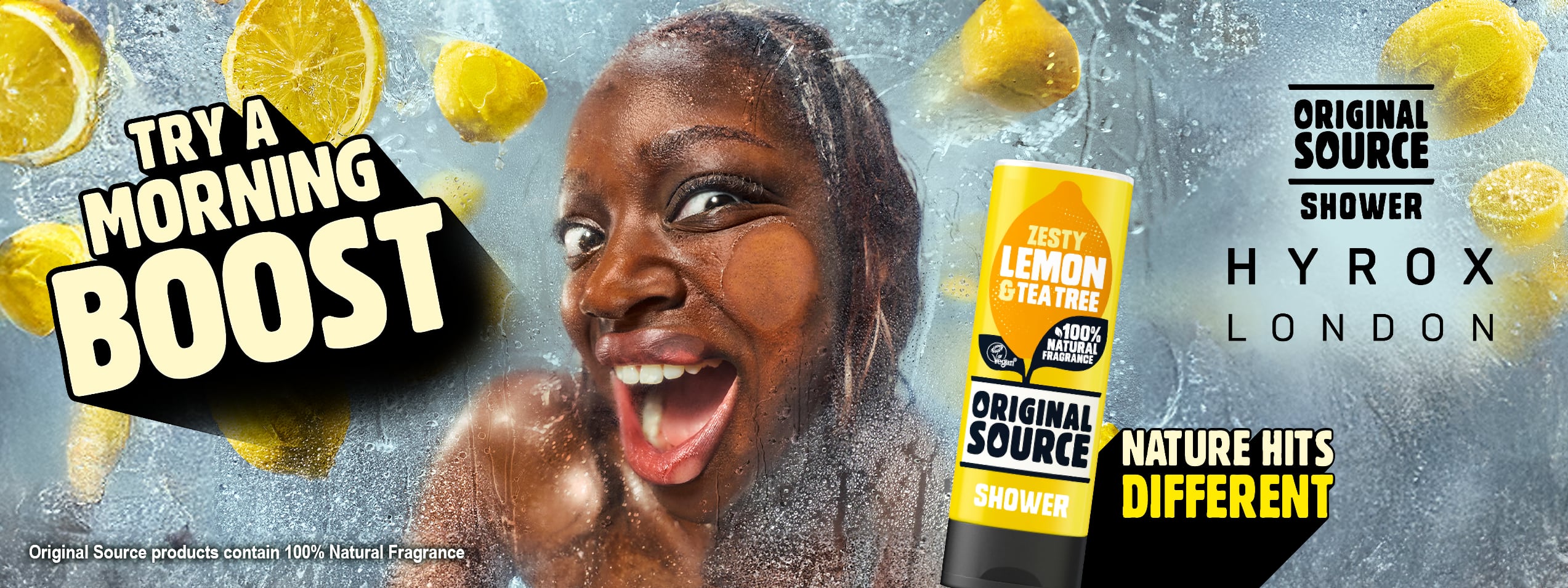 A morning Boost - Zesty Lemon & Tea Tree Shower