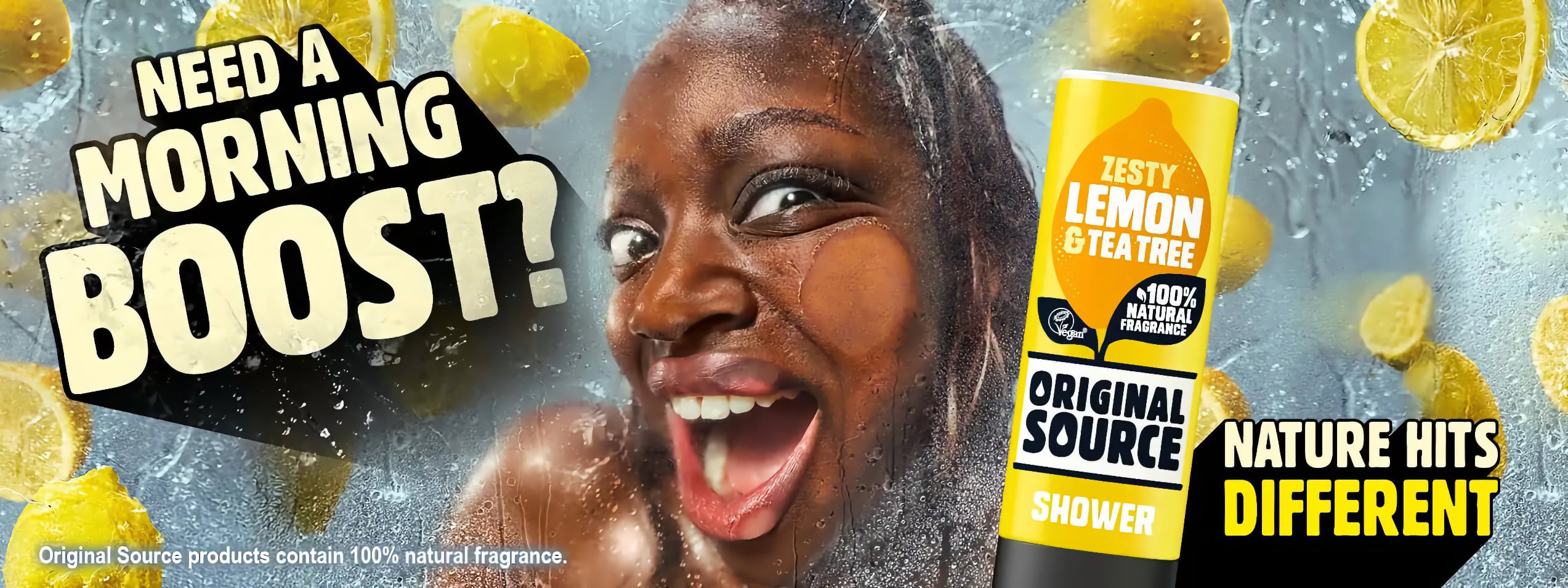 A morning Boost - Zesty Lemon & Tea Tree Shower