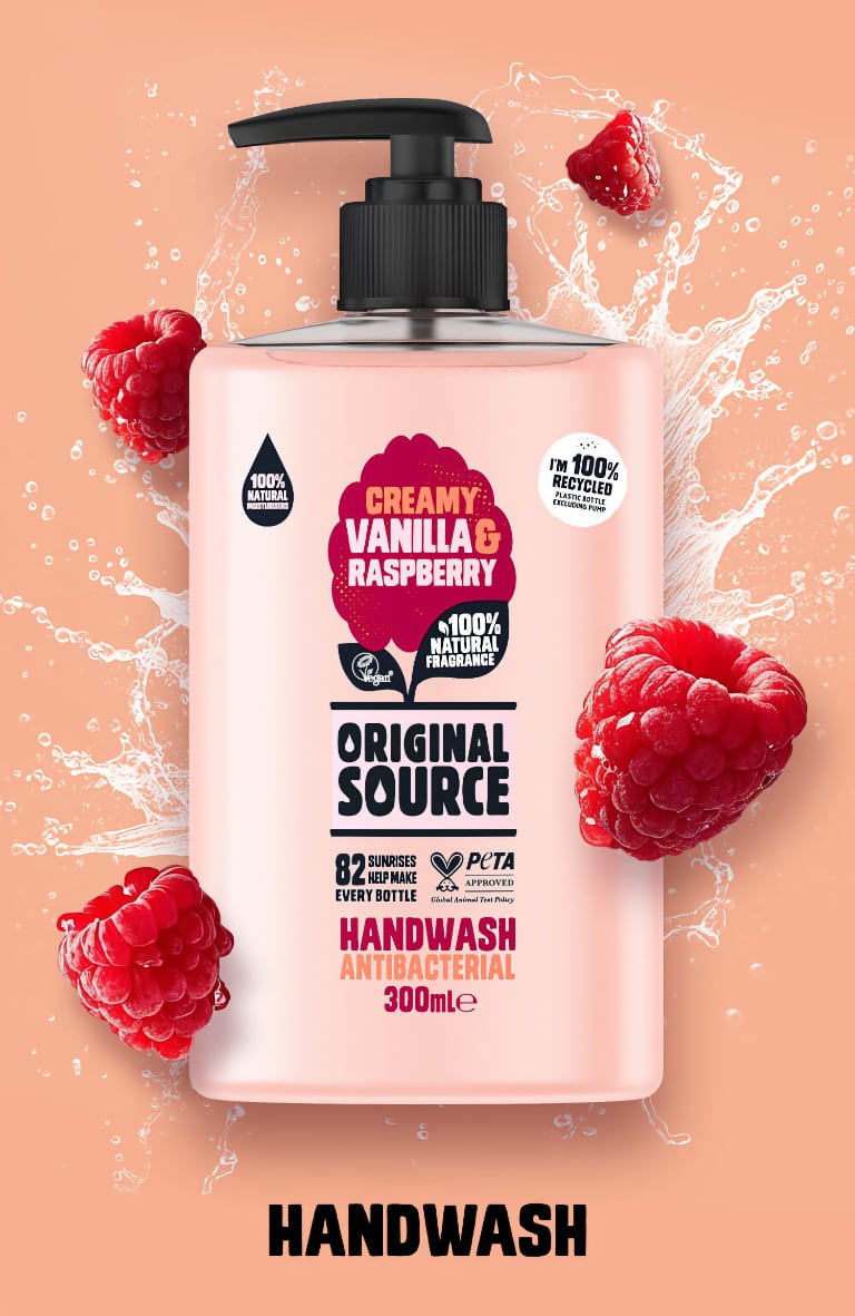 Creamy Vanilla & Raspberry Handwash